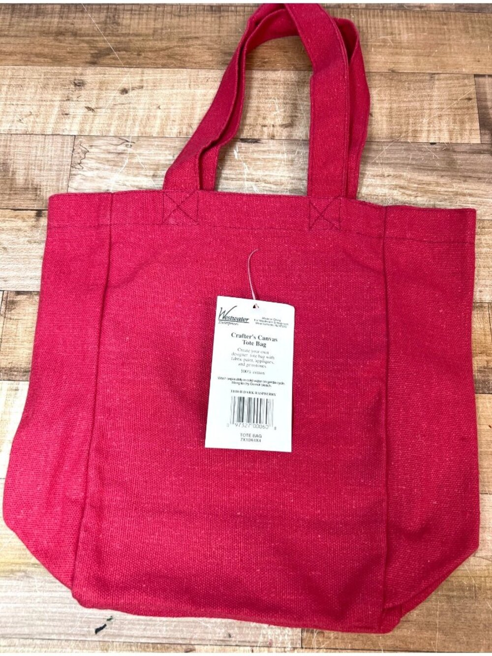 Crafters Canvas Tote Bag 100% Cotton For DIY Projects